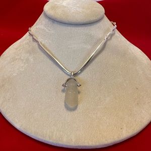 🌈💕🌈🌺LynneAnn’sTrinkets Hand Drilled English Sea Glass Pendant